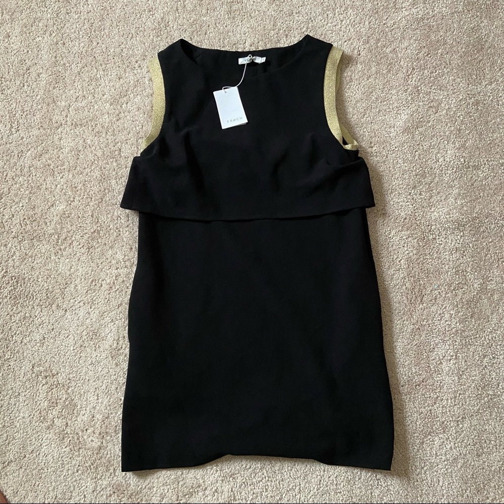 French Black Mini Dress